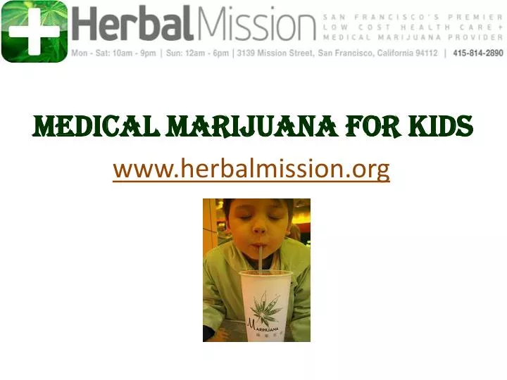 medical marijuana for kids