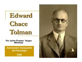 edward chace tolman