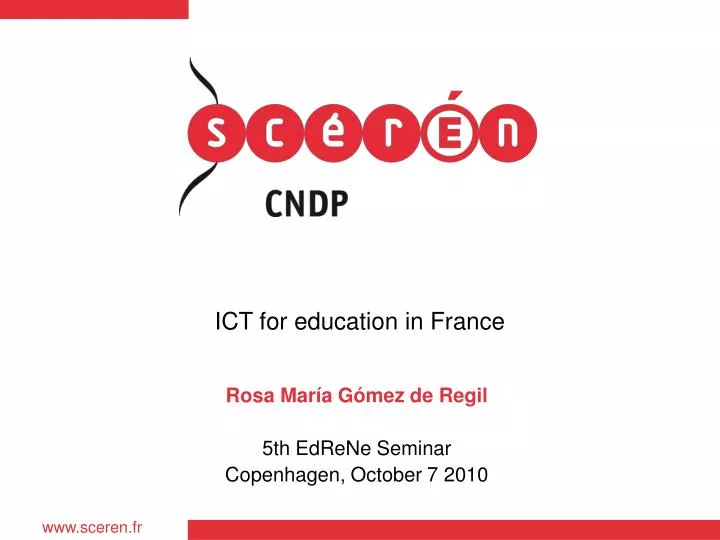 ict for education in france