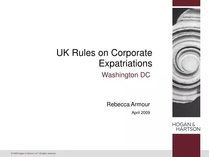 uk rules on corporate expatriations