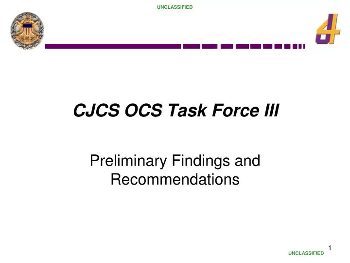 cjcs ocs task force iii