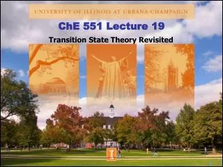 ChE 551 Lecture 19