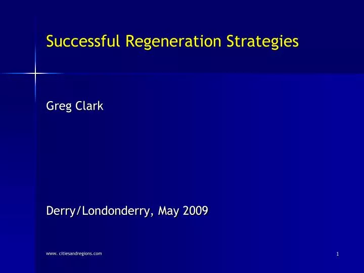 successful regeneration strategies