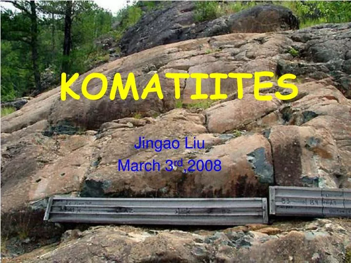 komatiites