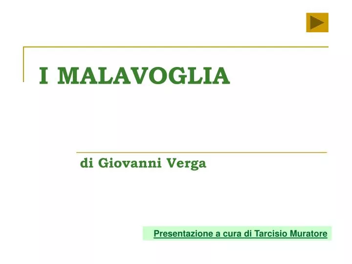 i malavoglia