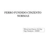 FERRO FUNDIDO CINZENTO NORMAS - slide 1
