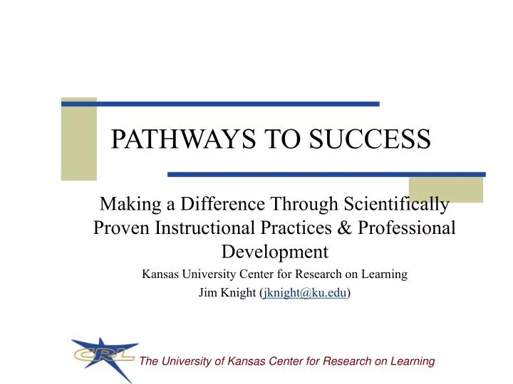 pathways to success