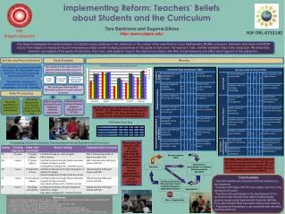 Implementing Reform: Teachers’ Beliefs about Students and the Curriculum