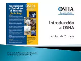introducci n a osha