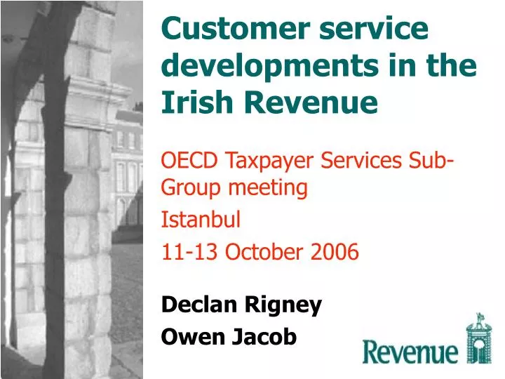 customer service developments in the irish revenue
