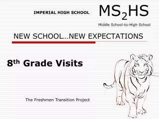 NEW SCHOOL…NEW EXPECTATIONS