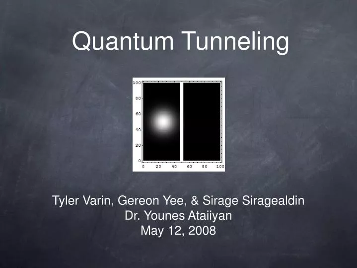 quantum tunneling