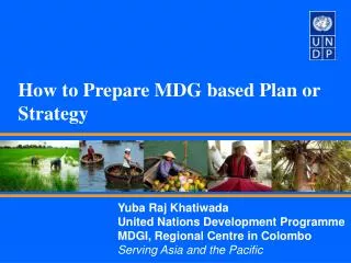 How to Prepare MDG based Plan or Strategy