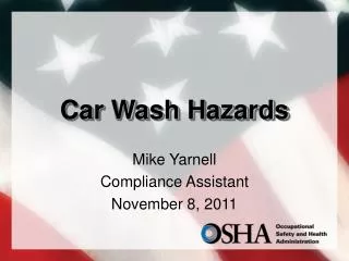 Car Wash Hazards