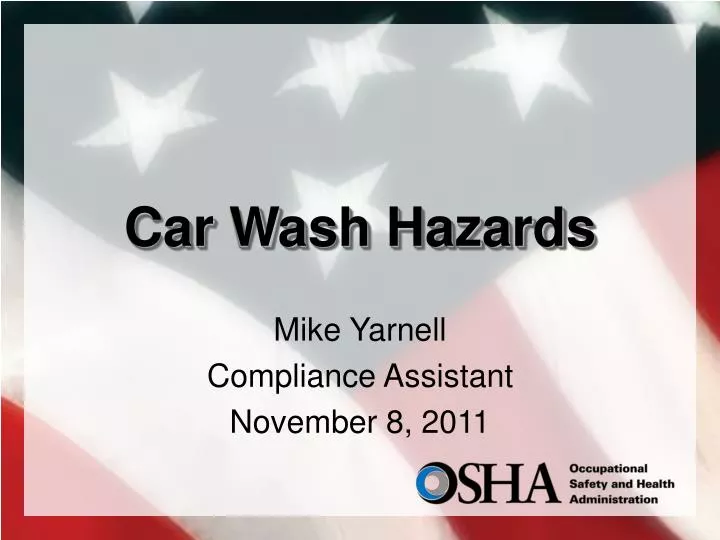 car wash hazards