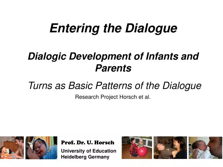 entering the dialogue dialogic development of infants and parents