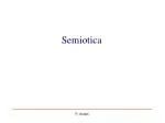 Semiotica - slide 1