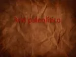 Arte paleolítico - slide 1