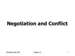 Negotiation and Conflict - slide 1