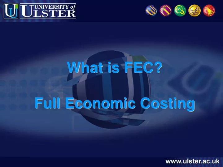 what is fec full economic costing