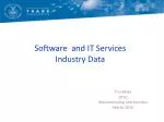 Software and IT Services Industry Data - slide 1