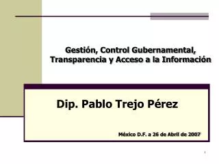 gesti n control gubernamental transparencia y acceso a la informaci n