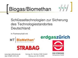 Biogas/Biomethan