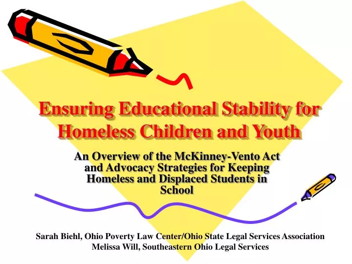 ensuring educational stability for homeless children and youth