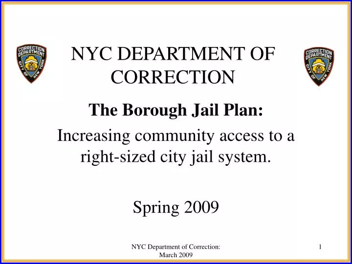 nyc department of correction