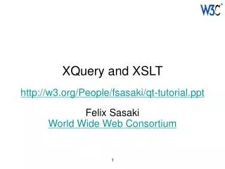 XQuery and XSLT