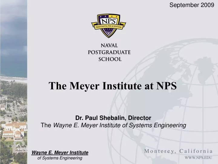 the meyer institute at nps