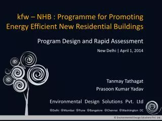 kfw – NHB : Programme for Promoting Energy Efficient New Residential Buildings