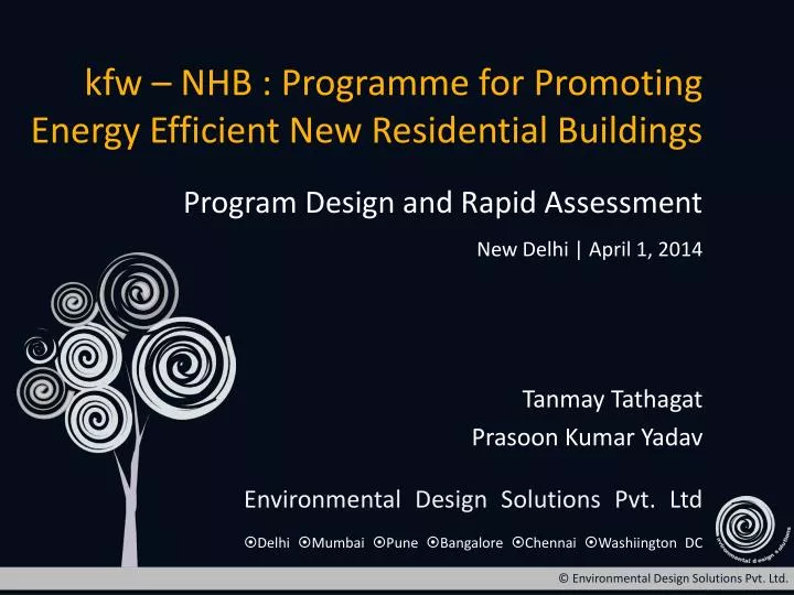 kfw nhb programme for promoting energy efficient new residential buildings