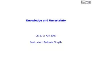 Knowledge and Uncertainty