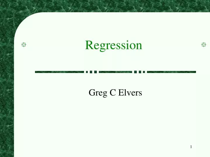 regression