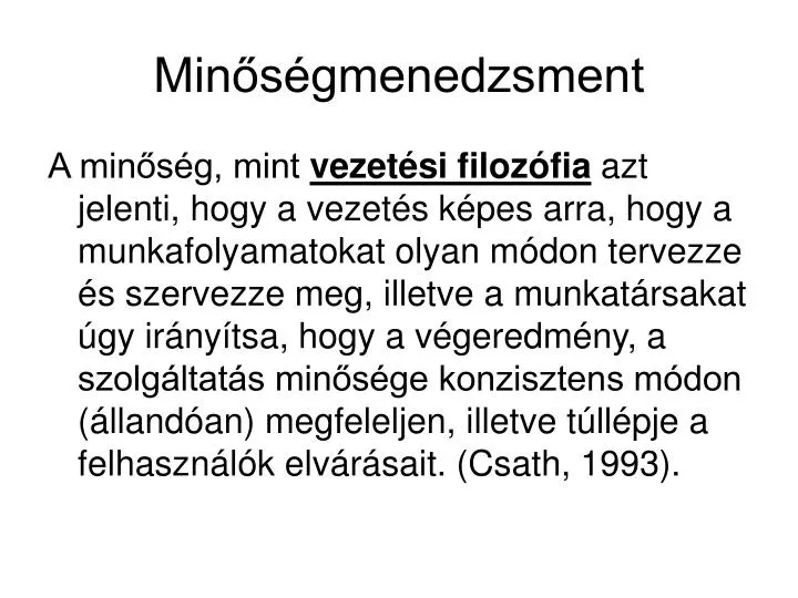 min s gmenedzsment