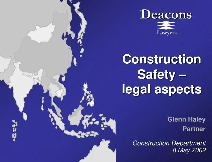 construction safety legal aspects