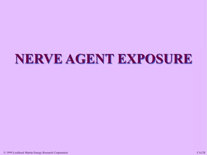 nerve agent exposure
