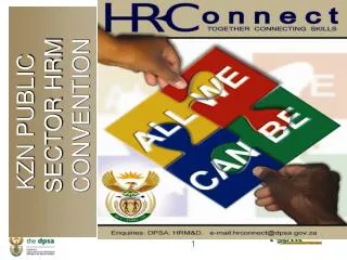 KZN PUBLIC SECTOR HRM CONVENTION
