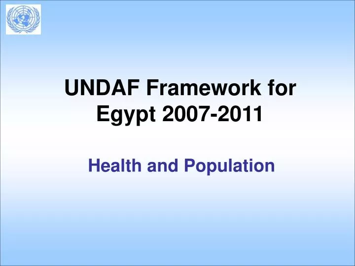 undaf framework for egypt 2007 2011