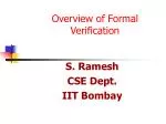 Overview of Formal Verification - slide 1