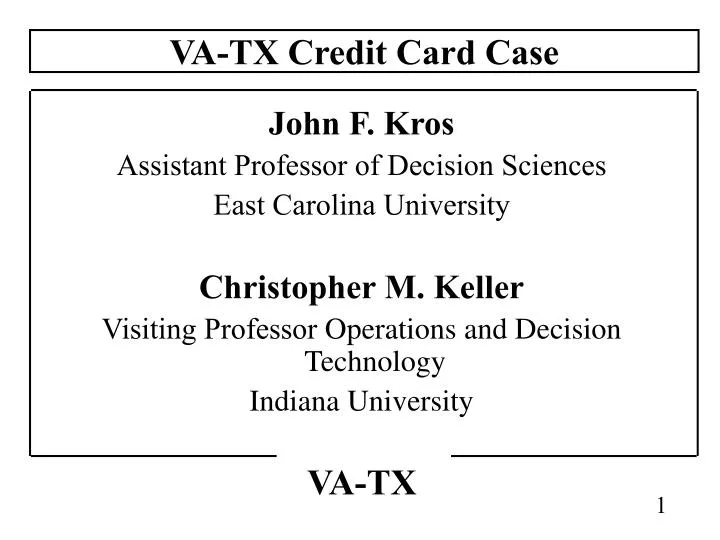 va tx credit card case