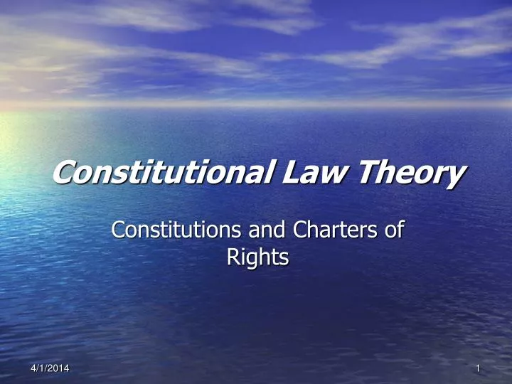 constitutional law theory