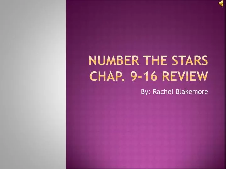 number the stars chap 9 16 review