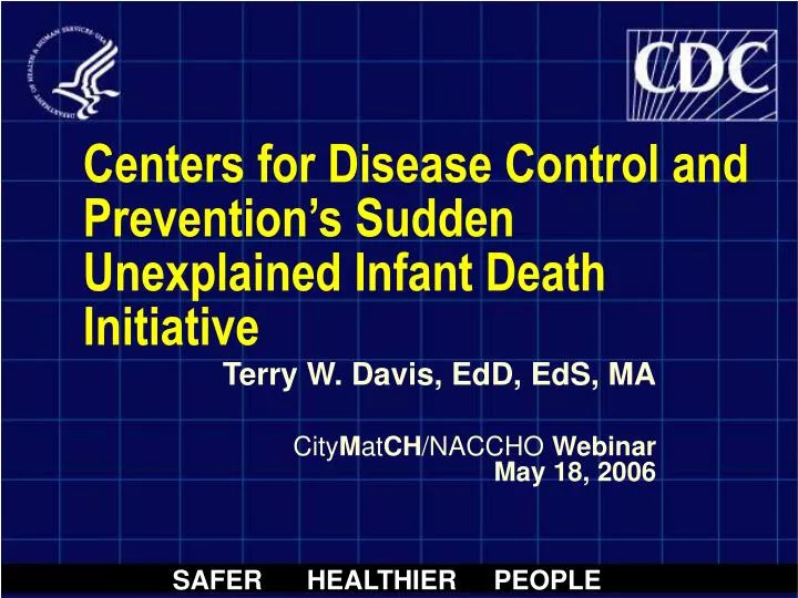centers for disease control and prevention s sudden unexplained infant death initiative