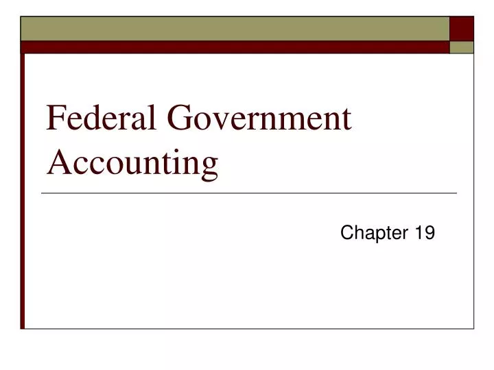 federal government accounting