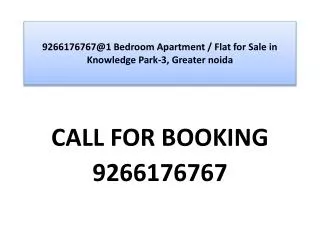 9266176767@1 Bedroom Apartment / Flat for Sale in Knowledge
