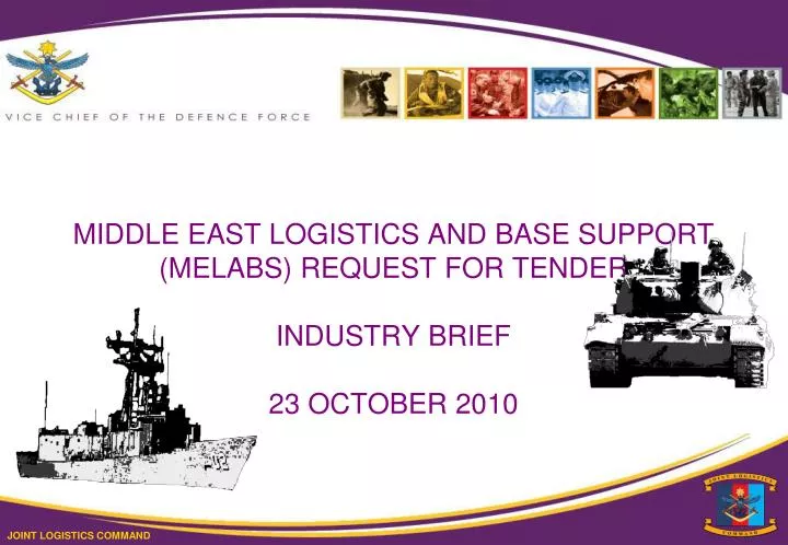 middle east logistics and base support melabs request for tender industry brief 23 october 2010
