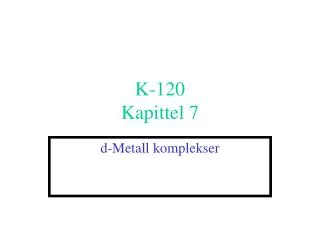 K-120 Kapittel 7