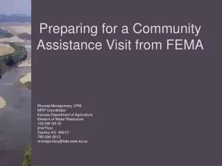 Preparing for a Community Assistance Visit from FEMA